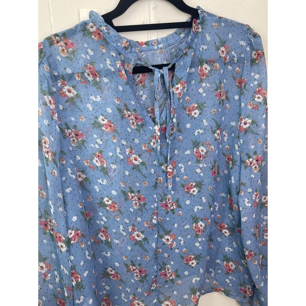 Code X Mode LONG SLEEVE FLORAL TOP